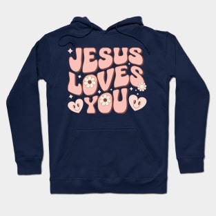 Jesus Loves You - Retro Christian Hoodie